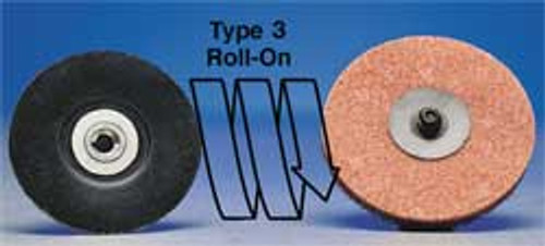 MERIT 08834167116 LOCKING DISC ZIRCALO 3IN 50GRIT TR PK50