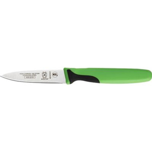 MERCER CUTLERY M23930GR G6165 PARING KNIFE 3 IN. GREEN HANDLE MERCER CUTLERY M23930GR G6165 PARING KNIFE 3 IN. GREEN HANDLE