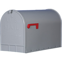 SOLAR GROUP ST200000 STANLEY POST-MOUNT MAILBOX, XL, GRAY STE