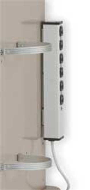 METRO MBA696 HOSPITAL GRADE 6-OUTLET STRIP WHITE