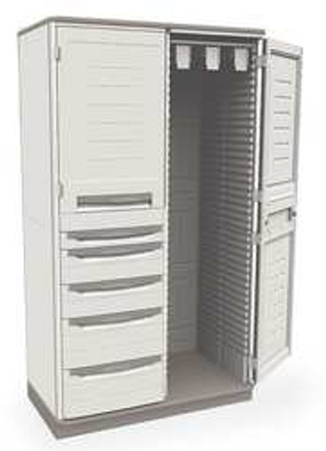 METRO SXRD72SCATH2 CATHETER STORAGE CABINET POLYMER LTTAUPE