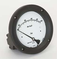 MIDWEST INSTRUMENT 142-AC-00-OO-100H D0758 PRESSURE GAUGE 0 TO 100 IN H2O