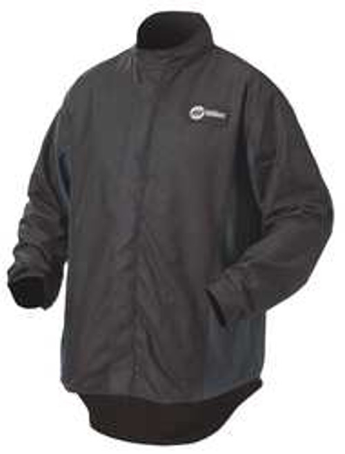 MILLER ELECTRIC 247116 WELDING JACKET L 30 BLACK/NAVY