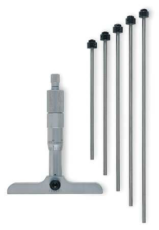 MITUTOYO 129-128 0 TO 6" RANGE, 6 ROD, SATIN CHROME FINIS