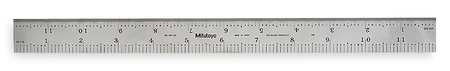 MITUTOYO 182-123 12" LONG, 1/100, 1/64, 1/32, 1/10" GRADU