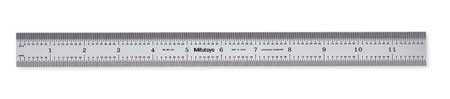 MITUTOYO 182-125 12" LONG, 1/64, 1/32" AND 0.5, 1MM GRADU
