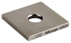 MITUTOYO 614191-531 0.1" SQUARE STEEL GAGE BLOCK
