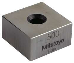 MITUTOYO 614195-531 0.5" SQUARE STEEL GAGE BLOCK