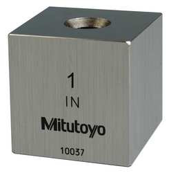 MITUTOYO 614201-531 1" SQUARE STEEL GAGE BLOCK