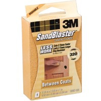3M 20907-320 3-3/4X2-5/8X1 320GRT SAND SPNG