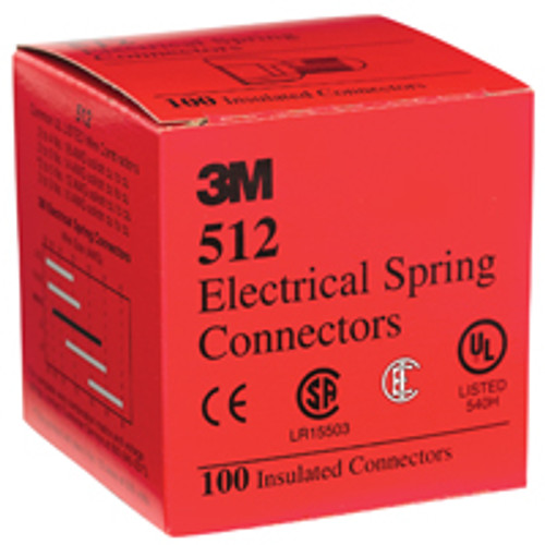 3M 512 22-8 RED ELECT TWST CONNECTOR 
