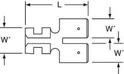 3M MA250DMMFK MALE/FEMALE DISCONNECT ADAPTR BARE PK500