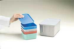 MOLDED FIBERGLASS 9261085118 E9329 NESTING CONTAINER 9 3/4 IN L 150 L