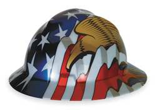 MSA SAFETY WORKS 10071159 10071159 AMERICAN FLAG HARDHAT