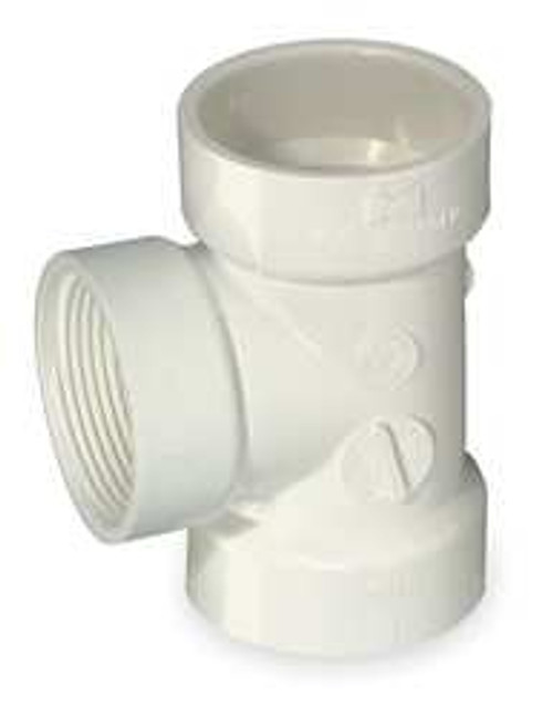 MUELLER 1CNY3 FLUSH CLEAN OUT TEE 3 IN PVC 140 F