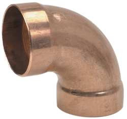 MUELLER W 07403 DWV ELBOW 90 WROT COPPER C X C 2 IN