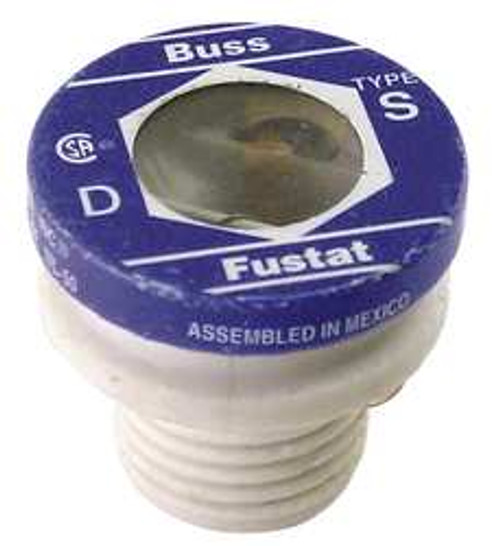 COOPER BUSSMANN SL-15 125 VAC, 15 AMP, TIME DELAY PLUG FUSE