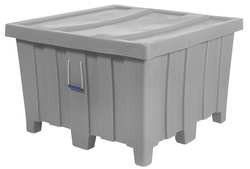 MYTON INDUSTRIES 4LMC4 CONTAINER 23 CU.-FT. 1200 LBS. GRAY