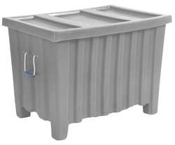 MYTON INDUSTRIES MTE-2LGRAY CONTAINER 14 CU.-FT. 500 LBS. GRAY