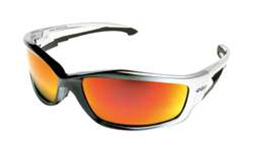 EDGE EYEWEAR SKAP119 SAFETY GLASSES RED MIRROR SCRTCH-RSSTNT EDGE EYEWEAR SKAP119 SAFETY GLASSES RED MIRROR SCRTCH-RSSTNT