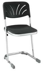 NATIONAL  PUBLIC SEATING CORP. 6618B NPS® 18" ELEPHANT Z-STOOL WITH BACKREST