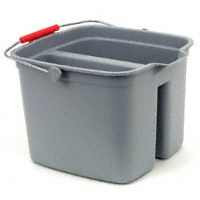 RUBBERMAID COMMERCIAL PRODUCTS 261700GRAY 17QUART GRAY DOUBLE PAIL      