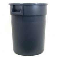 RUBBERMAID COMMERCIAL PRODUCTS 265500GRAY 55GAL GRAY ROUND CONTAINER    
