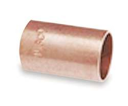 NIBCO 601 11/4 COUPLING WITHOUT STOP WROT COPPER 1-1/4