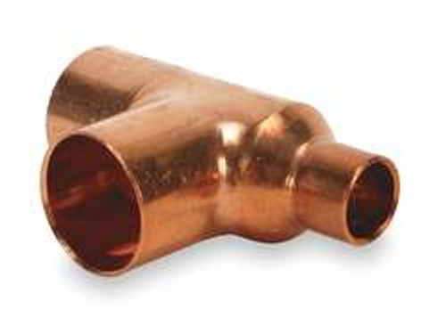 NIBCO C611 3/4x1/2x1/2 REDUCING TEE WROT COPPER C X C X C NIBCO C611 3/4x1/2x1/2 REDUCING TEE WROT COPPER C X C X C