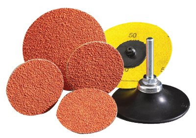 NORTON 63642595472 2" 50 GRIT CERAMIC ALUMINA QUICK CHANGE 
