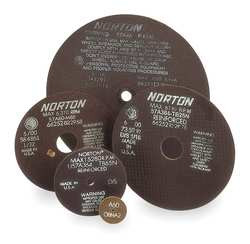 NORTON 66253042983 8 X 0.06, 1-1/4" HOLE 60 GRIT ALUMINUM O