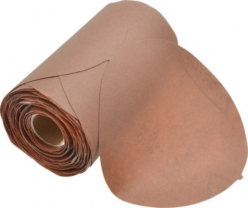 NORTON 66261127463 5" DIAM, 220 GRIT ALUMINUM OXIDE ADHESIV