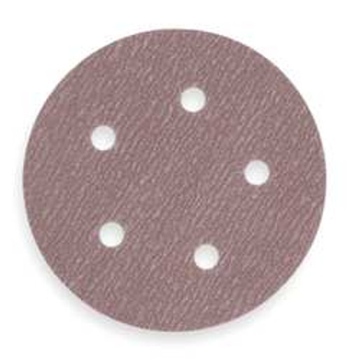 NORTON 66261131579 5" DIAM, 180 GRIT, ALUMINUM OXIDE HOOK &