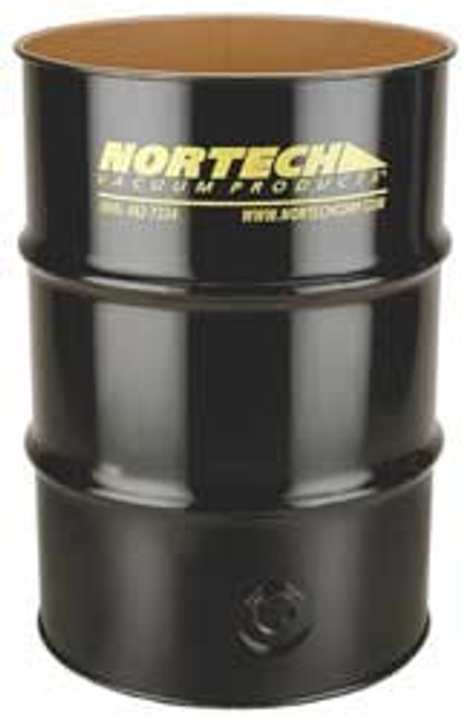 NORTECH N630 VACUUM DRUM OPEN HEAD 30 GAL. BLACK