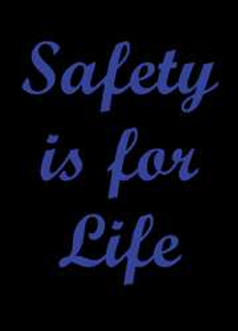 NOTRAX 194SFL35BB SAFETY LOGO ENTRANCE MAT BLACK 3 X 5 FT.