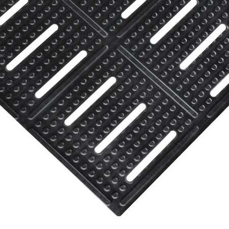 NOTRAX 755S0035BL DRAINAGE MAT,BLACK,3 FT.X5 FT.