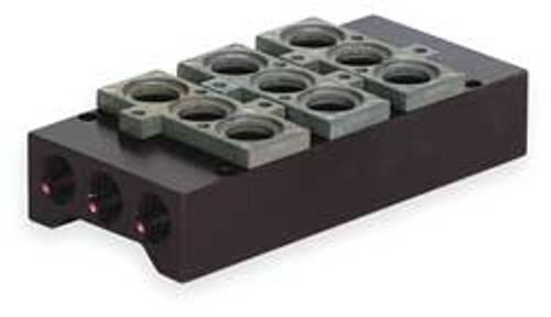 NUMATICS 206-1750 MANIFOLD BLOCK 3 STATIONS 1/4 NPT NUMATICS 206-1750 MANIFOLD BLOCK 3 STATIONS 1/4 NPT