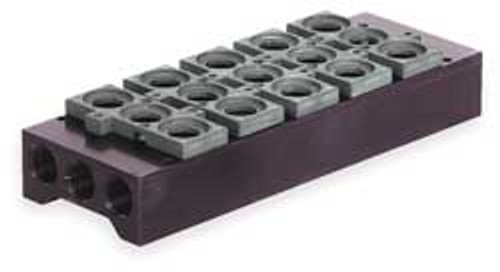 NUMATICS 206-1763 MANIFOLD BLOCK 5 STATIONS 3/8 NPT NUMATICS 206-1763 MANIFOLD BLOCK 5 STATIONS 3/8 NPT