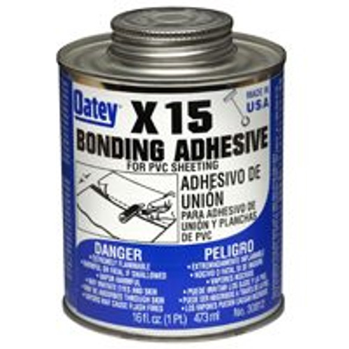 OATEY 30812 BONDING ADHESIV X-15 LOVOC PVC