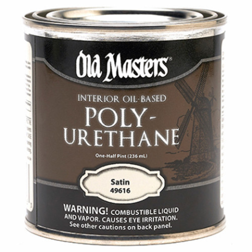 OLD MASTERS 49616 POLYURETHANE OBS IN SAT 1/2PT 