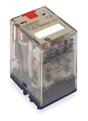 OMRON MY2IN-DC24(S) PUSH TO TEST RELAY 8PIN DPDT 10A 24VDC