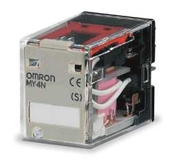 OMRON MY4N-AC220/240(S) H8053 RELAY 14PIN 4PDT 5A 240VAC