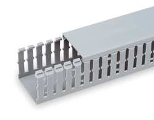 PANDUIT CORPORATION F3X4LG6-A WIRE DUCT NARROW SLOT GRAY 3.25 W X 4 D