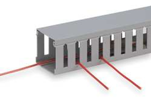 PANDUIT CORPORATION G4X3LG6 WIRE DUCT WIDE SLOT GRAY 4.25 W X 3 D