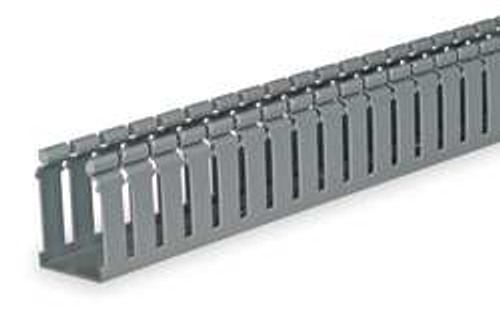 PANDUIT CORPORATION H2X4LG6 WIRE DUCT WIDE SLOT GRAY L 6 FT