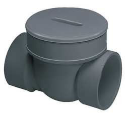 SPEARS S675P BACKWATER VALVE,6 IN.,PVC,120 DEG F