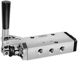 PARKER 422CR024W MANUAL AIR CONTROL VALVE 4-WAY 3/8IN NPT