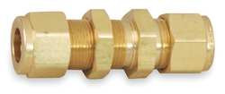 PARKER 4-4 WBZ-B BULKHEAD UNION BRASS CPIXCPI 1/4IN