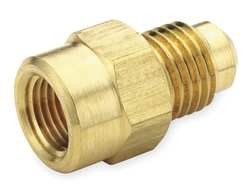 PARKER 46F-8-8 1/2" TUBE OD X 1/2-14 NPTF 45° BRASS FLA