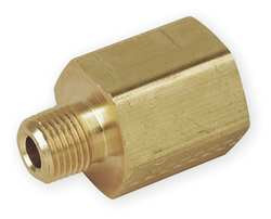 PARKER 6-4 RA-B REDUCING ADAPTER BRASS 3/8 IN X 1/4 IN.